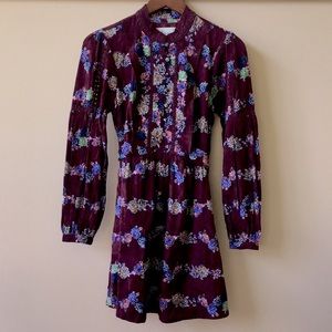 NWT Anthropologie cotton floral dress